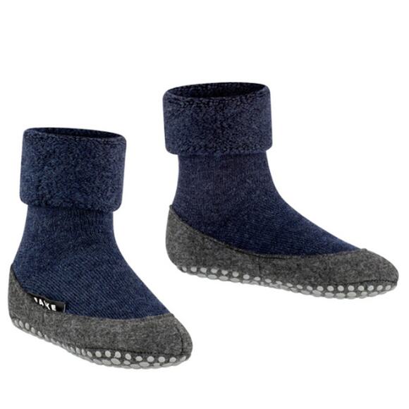 Falke Toddler Dark Blue Cosyshoe Slippers Size 8-9 - Picture 2 of 9